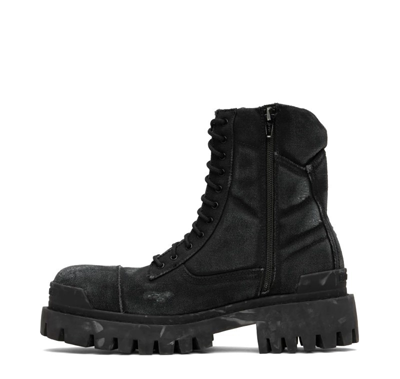 

2022 Winter Retro Water wash Tick sole Outdoor matin Boots canvas Exclusive High top designer Botas