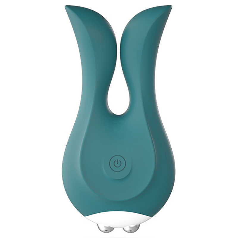 Articles de beauté Rabbit Ear G Spot Vibrateur masturbateur Av Stick Vibrant Mindable Clamp Clitoris Stimulator Labia Clip Massageur Adult Toys S