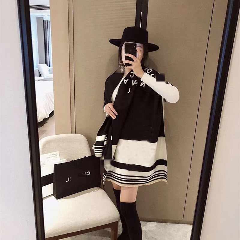 

Brand 2022 Wool Scarfs Winter Spring 100% Cashmere Scarf fashion Men Women Designer Classic Letter pattern Pashmina shawl Scarves New Gift Fashion with box