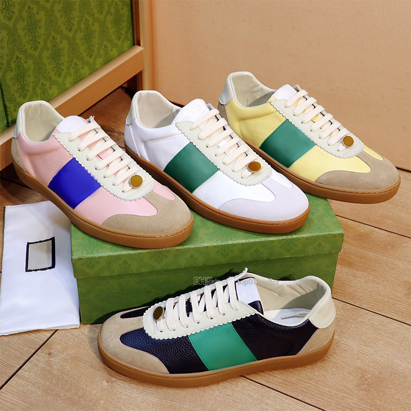 Hommes Femmes Chaussures d'entraînement décontractées xAD Gazelle Designer Sneakers Bleu Soie Vert Velours Blanc Daim Beige Ebony Toile Baskets v