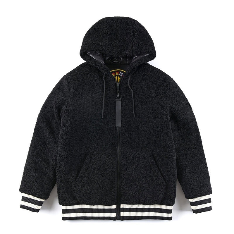 

Mens down jacket winter coat classic printed Turn the fur outdoor sports coats Puffer jacket couple embroidery winter jackets S-XXL, Opp bag(not sale)