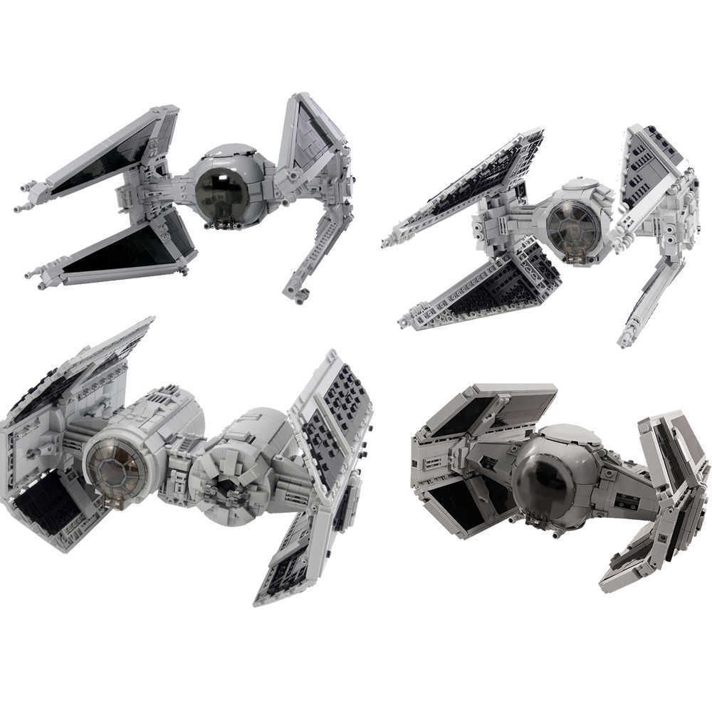 

Blocks Interstellar Space Military Series Wars Tie Space Fighter-Interceptor Building Blocks Assembly Toys For Children Kids Xmas Gifts T221022