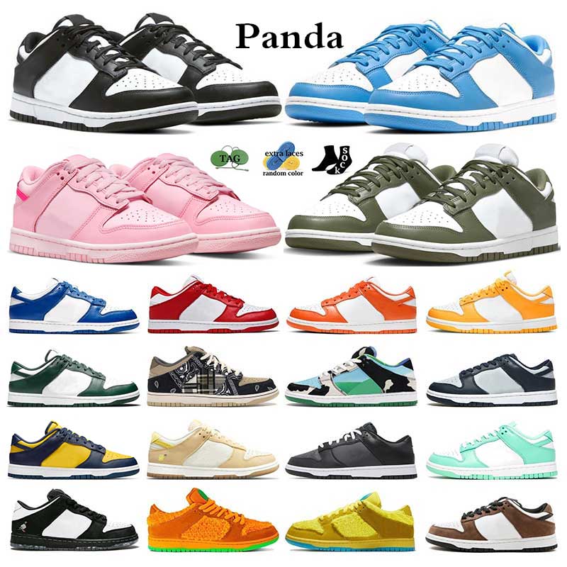 

Men Outdoor Skateboard Shoes dunks Panda Grey Fog Varsity Green UNC Coast Syracuse Triple Pink Medium Olive dunkes Sneakers Women Sports Trainers, 1 36-47