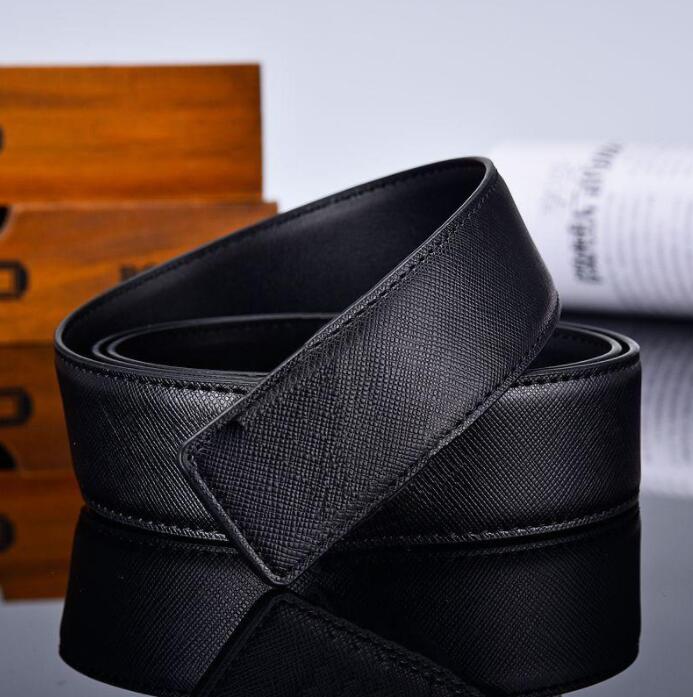 

Men Designer Belt Classic fashion casual letter smooth buckle womens mens leather belt width 3.8cm with orange box size 105CM-125CM, Black belt