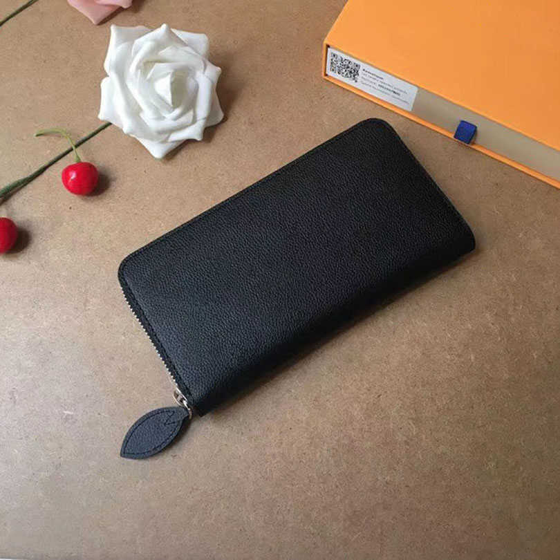 

M61867 M61868 top quality perforation Empreint leather ZIPPY wallet for women long zipper card holders purses woman wallets with box, Pink flower