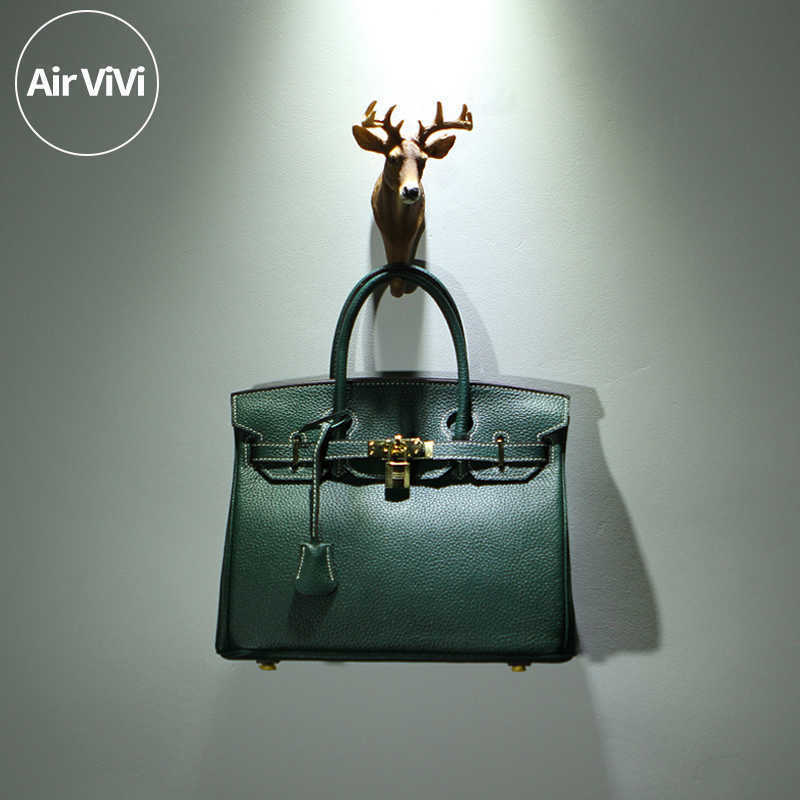 

Designers Handbags Herme Birkin Bags Autumn and Winter 2023 New Genuine Leather Dark Green Women's Top Layer Cowhide Handbag Shoulder Style Large Ayw, Orange - 25 - small - with shoulder