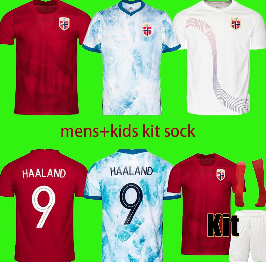 

2020 2022 2023 Norwaies soccer Jerseys HAALAND noruega ODEGAARD Berge King Sorloth camisetas 2020 HAALANDs 22 23 national team Football shirt Men, 2020 away