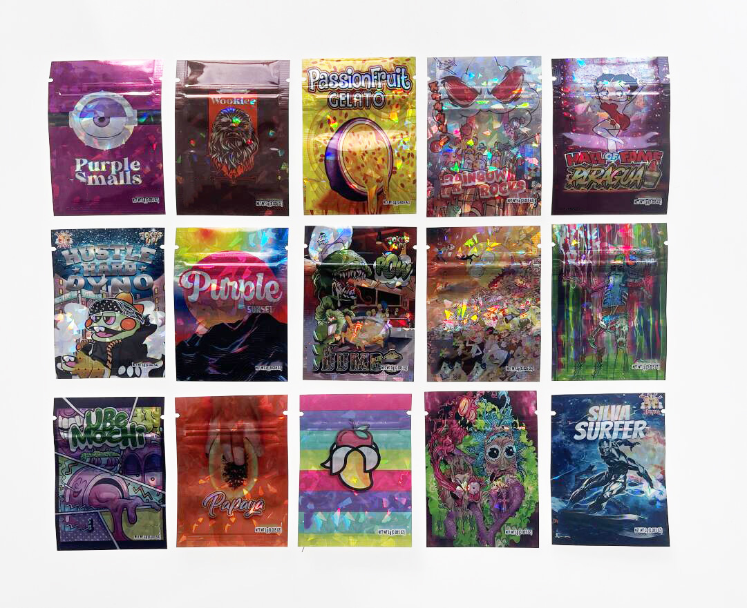 

Empty Packaging Bags 1 Gram Set Small Mylar Bag 1g Package Packing Baggies Zipper Resealable