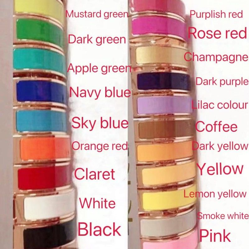 H European and American luxury gelang bangle designer bracelet 18K enamel jewelry 316L stainless steel factory wholesale and retail-image-813021415