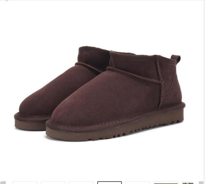 

Australia Classic Snow Boots Womens Half Warm Bootss Mini 5854 Winter Full fur Fluffy furry Satin Ankle Boots Booties Australian eew, Antelope /brown