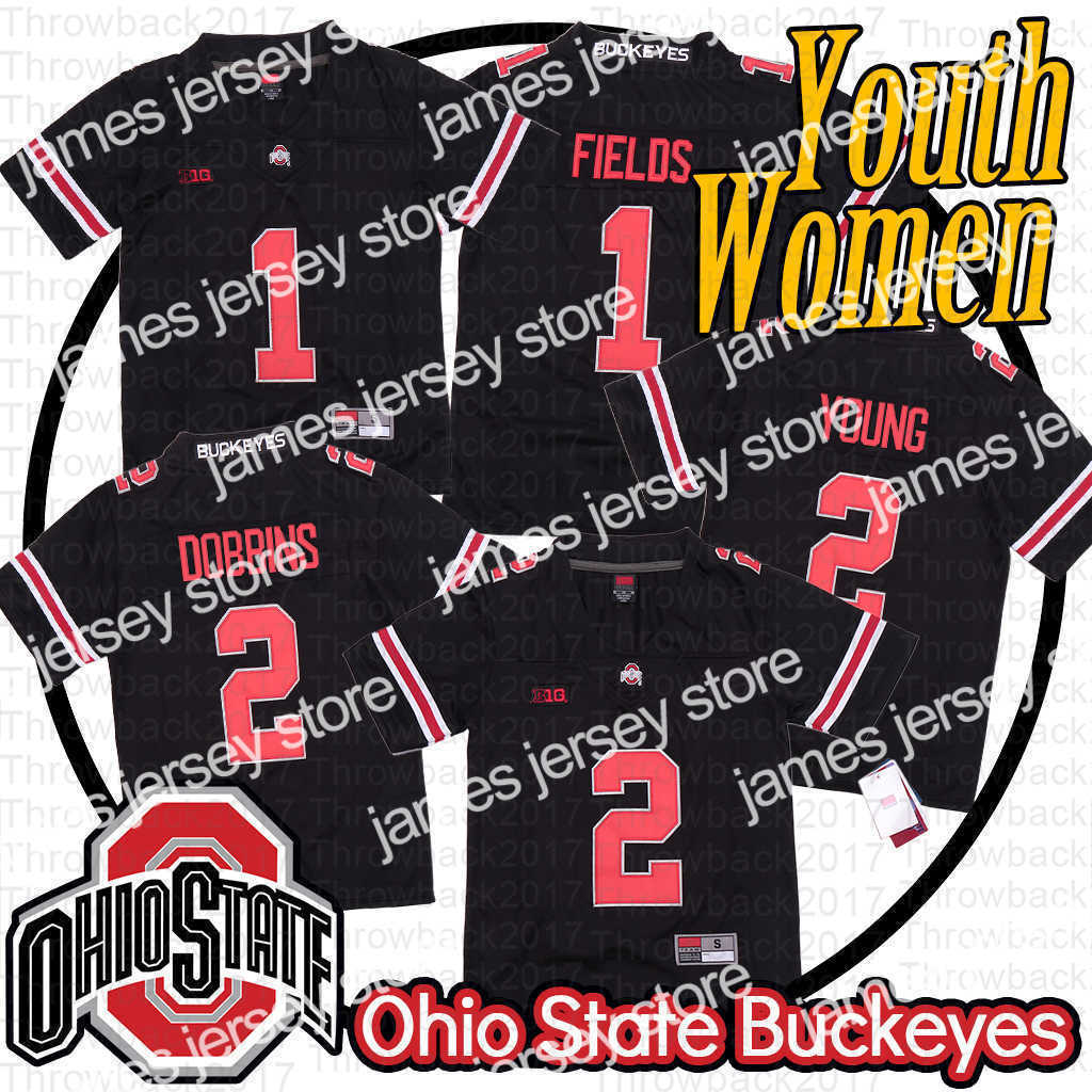 

Football Jerseys Ohio State Justin Fields Women Youth Buckeyes Jersey 2 JK Dobbins 2 Chase Young NCAA Football Jerseys, Youth/chase young