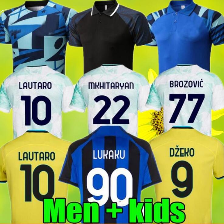 

S-4XL LUKAKU home third soccer jerseys 21 22 23 Inter BARELLA VIDAL LAUTARO ERIKSEN ALEXIS DZEKO CORREA UNIFORMS football shirt 2021 2022 2023 Milan men kids kit away, 15