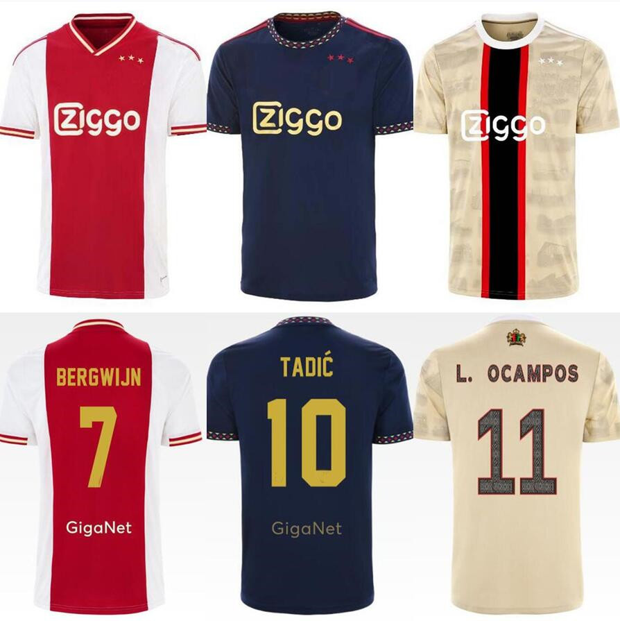 

S-4XL 22 23 TADIC soccer jersey BERGWIJN 7 2022 football shirt home away L.OCAMPOS 11 BLIND HALLER NERES men kids kit third pre training uniforms
