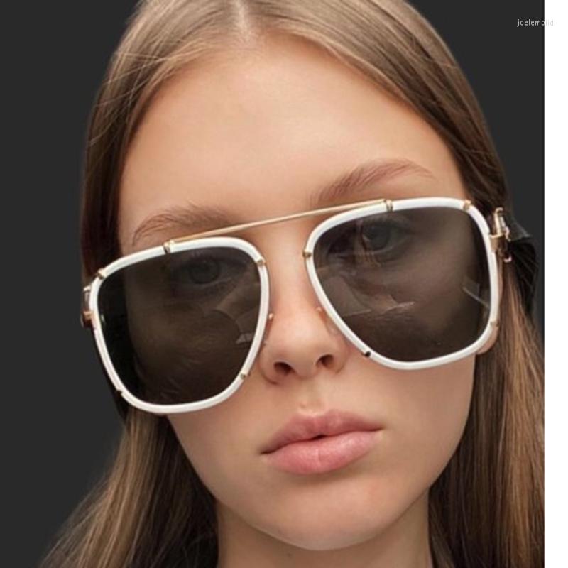 

Sunglasses Pilot Women 2022 Fashion Big Frame Personality Vintage Toad-Shaped Eyewear Designer Shades Uv400 Ve2233