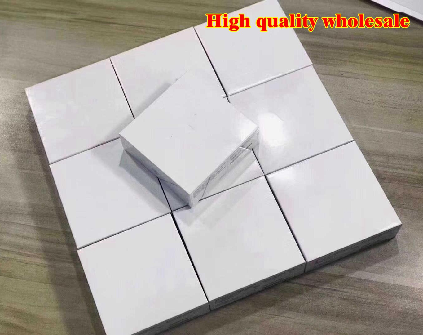 

with Noise Cancellati on Wholesale TWS Bluetooth Headphones 5.0 Earphones sport Earbud Solid Silicon outlets Headset Mic Wireless Charging box Headphones New, White with mixed serial number