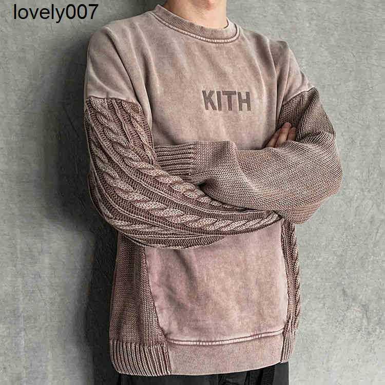 

Men' Hoodies Sweatshirts Mens Hoodies kith Women Designer Sweaters Men Warm Hooded Kith Snapbacks Hoodie Jacket, Beige