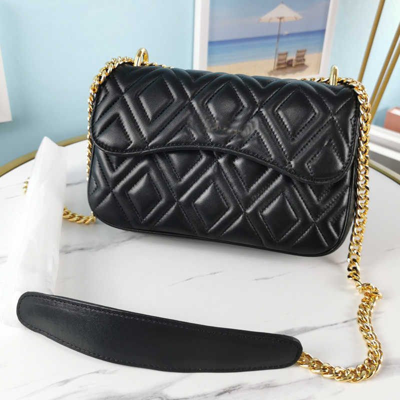 

Evening bag bagWomen Handbag Sheepskin Leather Crossbody Bag Grid Embossing Bags Retro Frosted Metal Chain Long Shoulder Strap Inner Zipper Compartment