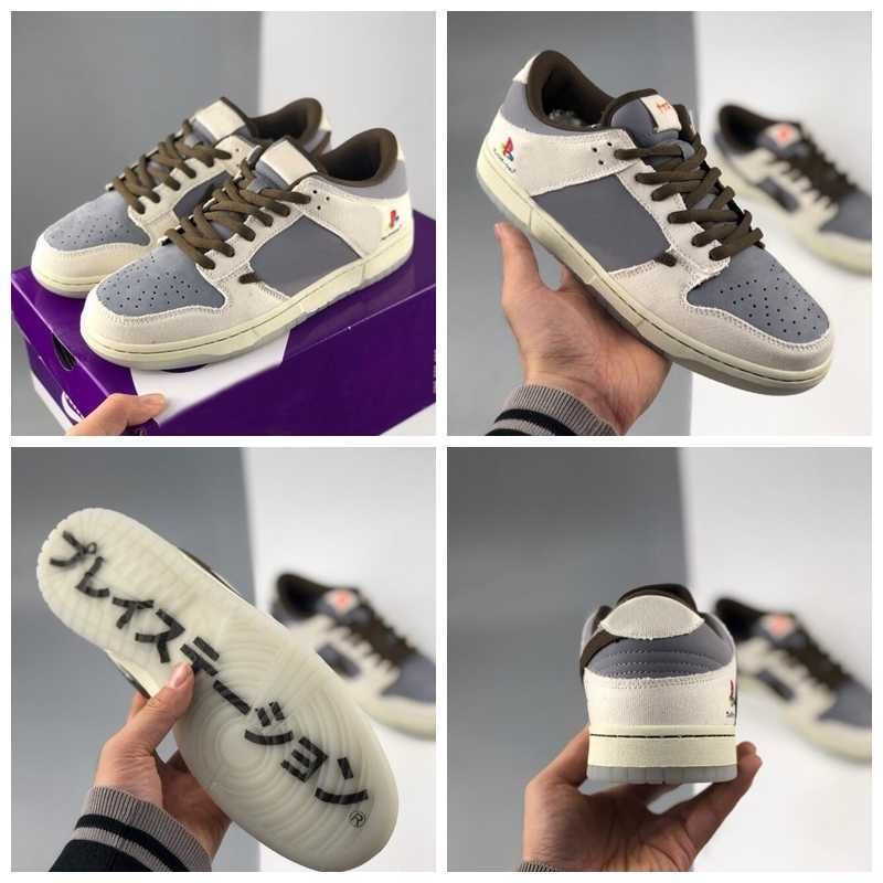 

Dress Shoes Travis PlayStation Dunks Low 1s Shoes Women Scotts Dark Mocha Outdoor Sports Sneakers, #1
