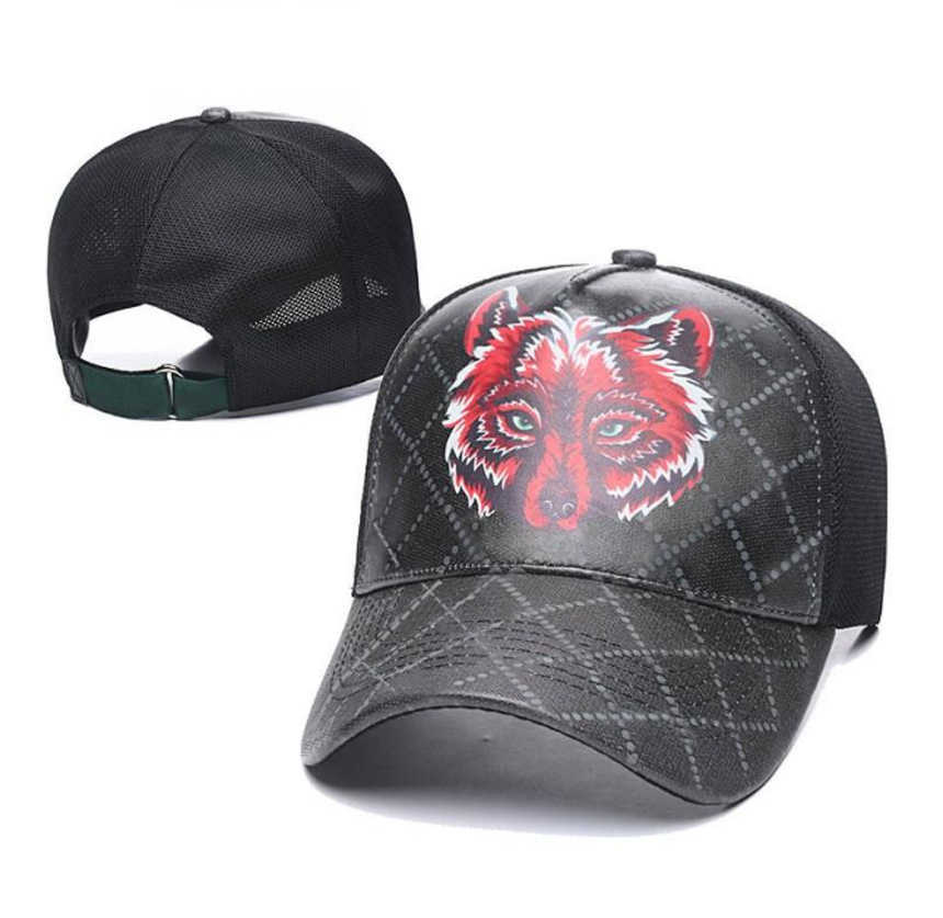 

2022 quality street cap fashion baseball caps man woman sports hat bee strawberry snake tiger animal adjustable ball hats 22 colors, #1