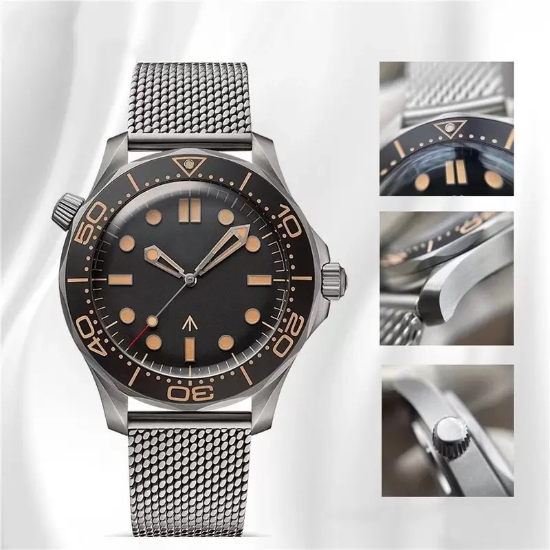 

U1 Mens Watch Diver 300M 007 Edition Master Automatic Mechanical Movement Men Watches Steel Male Wristwatches, 1piece(random color)
