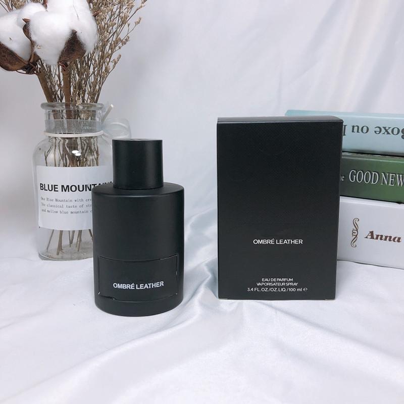 

Ombre Leather perfume 100ml man fragrance spray Top Version quality brand eau de parfum EDP unisex Perfume charming spray cologne fast ship