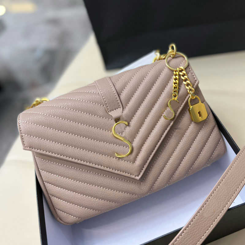 

evening bag bagcollege messenger bag flap crossbody bags chain shoulder quilting purse women handbags velvet genuine leather quality, Box