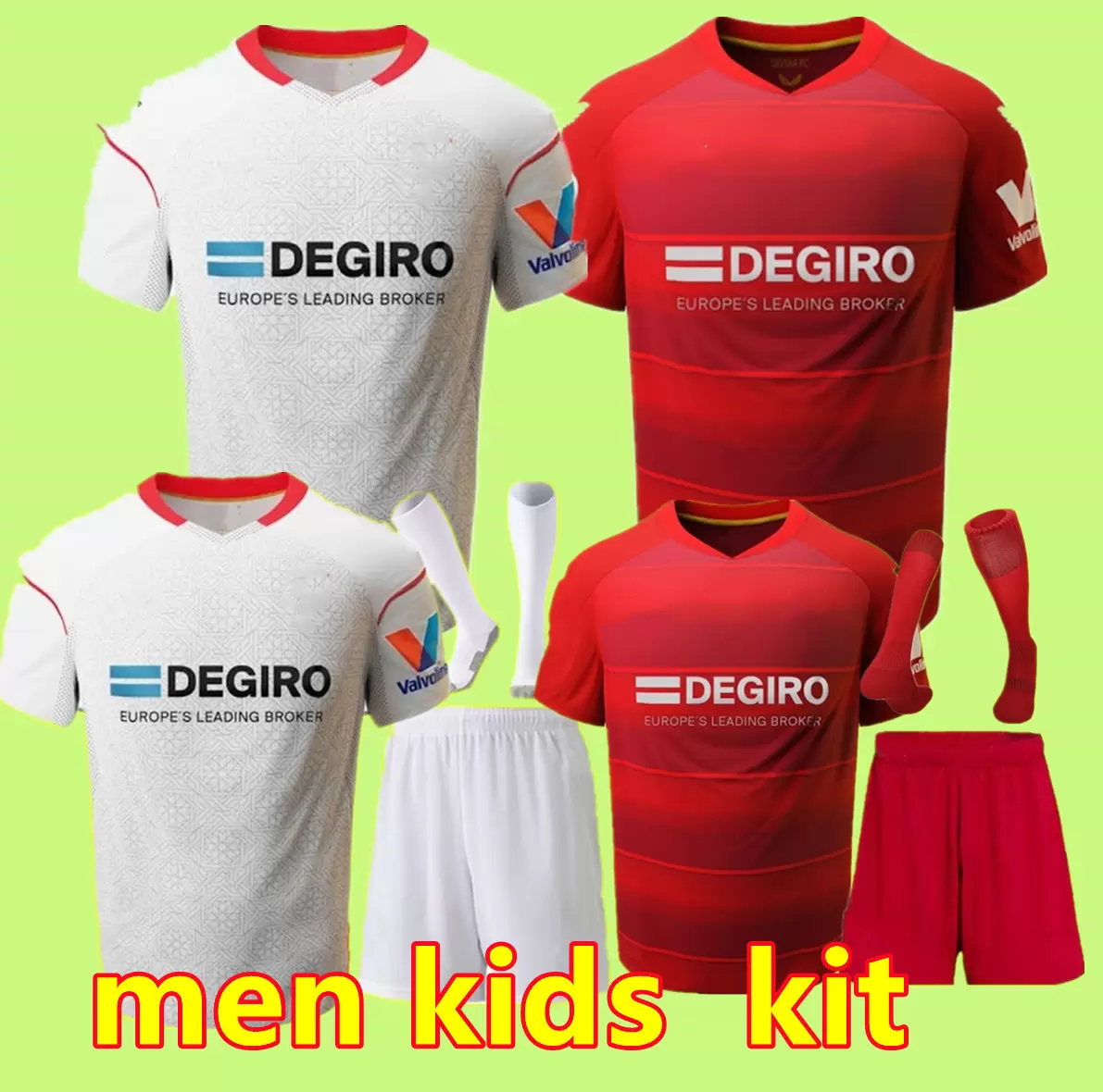 

22 23 Sevillas FC Soccer Jerseys LAMELA 2022 2023 PAPU GOMEZ I.RAKITIC L.OCAMPOS DE JONG J.NAVAS SUSO MUNIR EN-NESYRI Football Shirts Mens Jersey Kids Kit, White