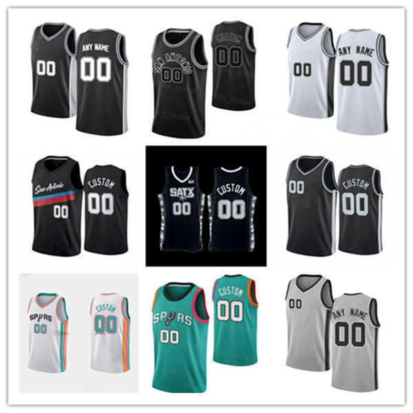 

Men Women Youth San Antonio''Spurs''Custom 10 Jeremy Sochan 41 Gorgui Dieng 35 Romeo Langford 14 Blake Wesley 22 Malaki Branham Basketball Jersey Black, Colour