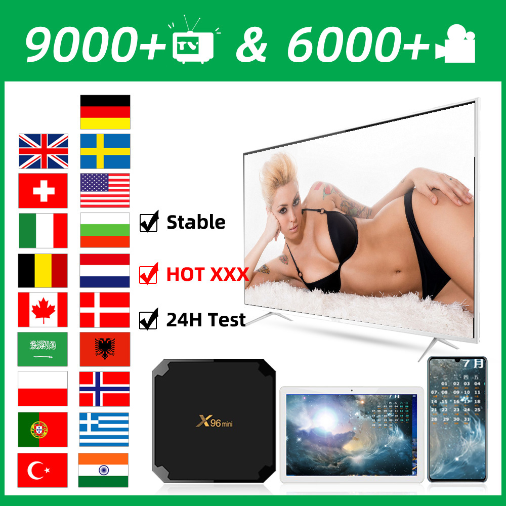 

4K HD 1080P fast Android Smart TV Parts For Europe French Spain Sweden Switzerland Canada Netherlands Belgium Germany Android Smarters Pro Show
