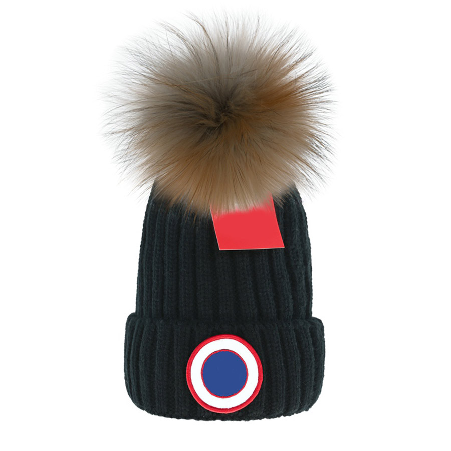 

Classic Beanie Caps for Man Woman Fashion Knitted Hat Luxury Skull Cap 11 Colors Casual Hats, C1