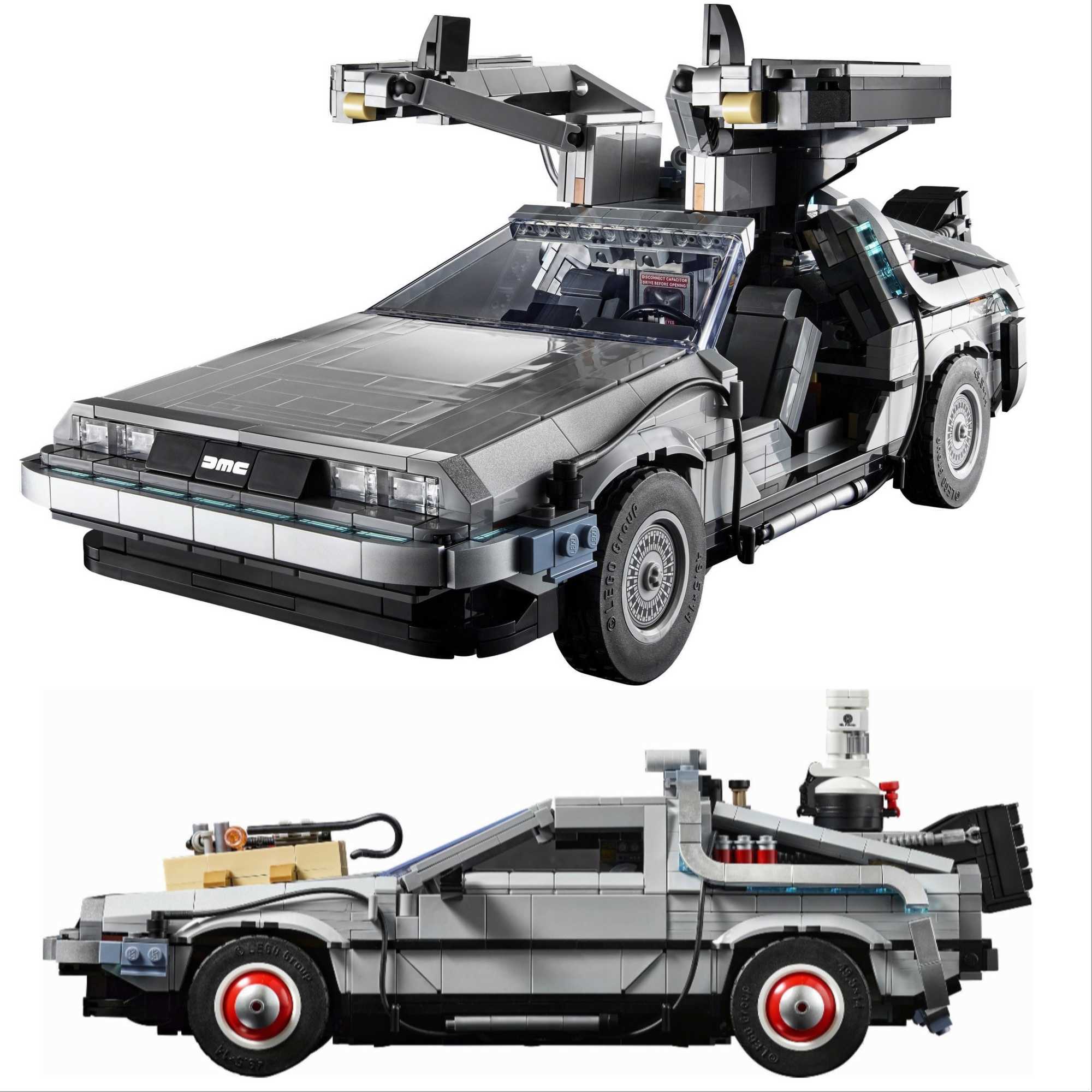 

Blocks 2022 NEW Back to the Future Time Machine Supercar 10300 Model Building kit block Self-locking bricks Children's toys T221022