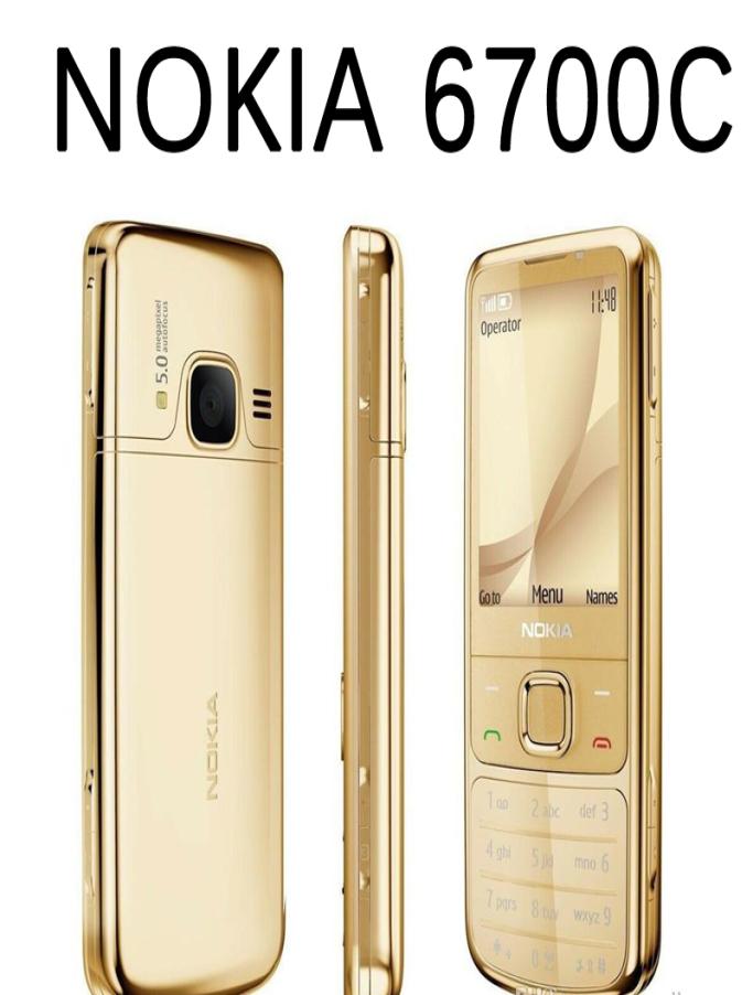 

Original Refurbished Cell Phones Unlocked Nokia 6700 Classic Cell Phone GPS 5MP 6700C Support English RussianArabic Keyboard Pho2544992, Black