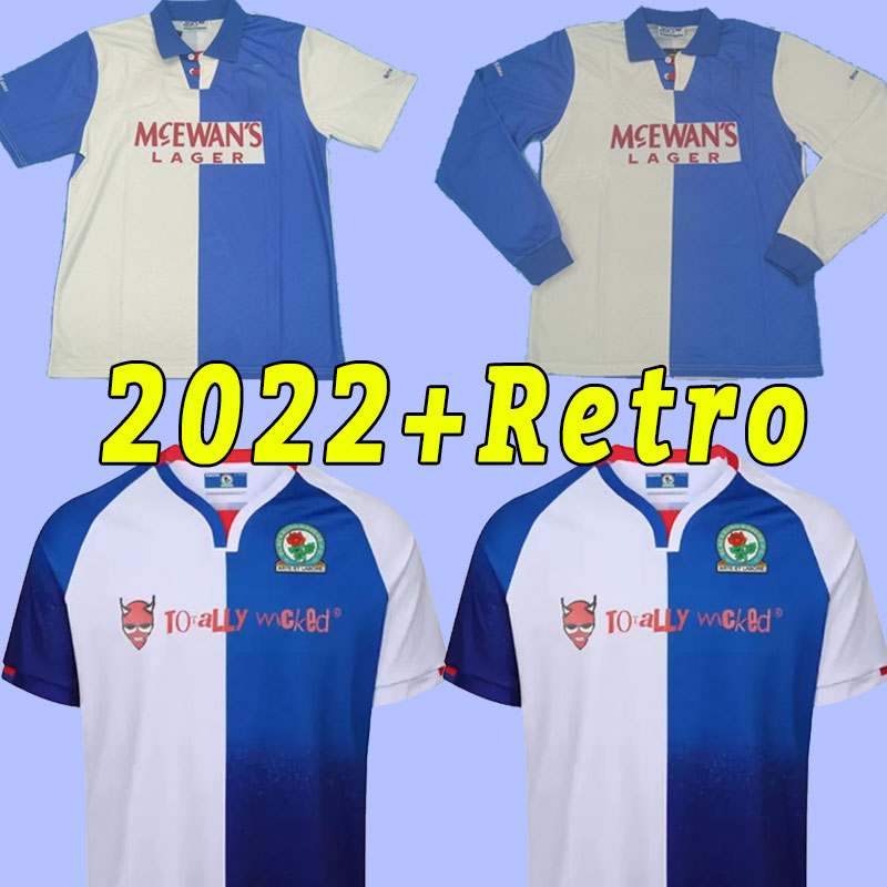 Blackburn Rovers Soccer Jerseys 2022 2023 Home Away Football Shirt Kit Rothwell Gallagher Dolan Brereton 22 23 Diaz Dack Lenihan Maillots de Foot