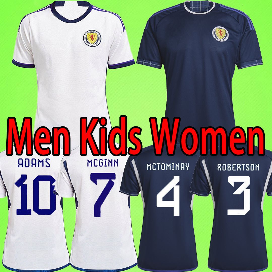

2022 Scotland MEN WOMEN KIDS KIT Soccer Jerseys 22 23 TIERNEY ROBERTSON McTOMINAY McGREGOR DYKES ADAMS football Shirt national team CHRISTIE ARMSTRONG 2023 uniform, 2022 kids