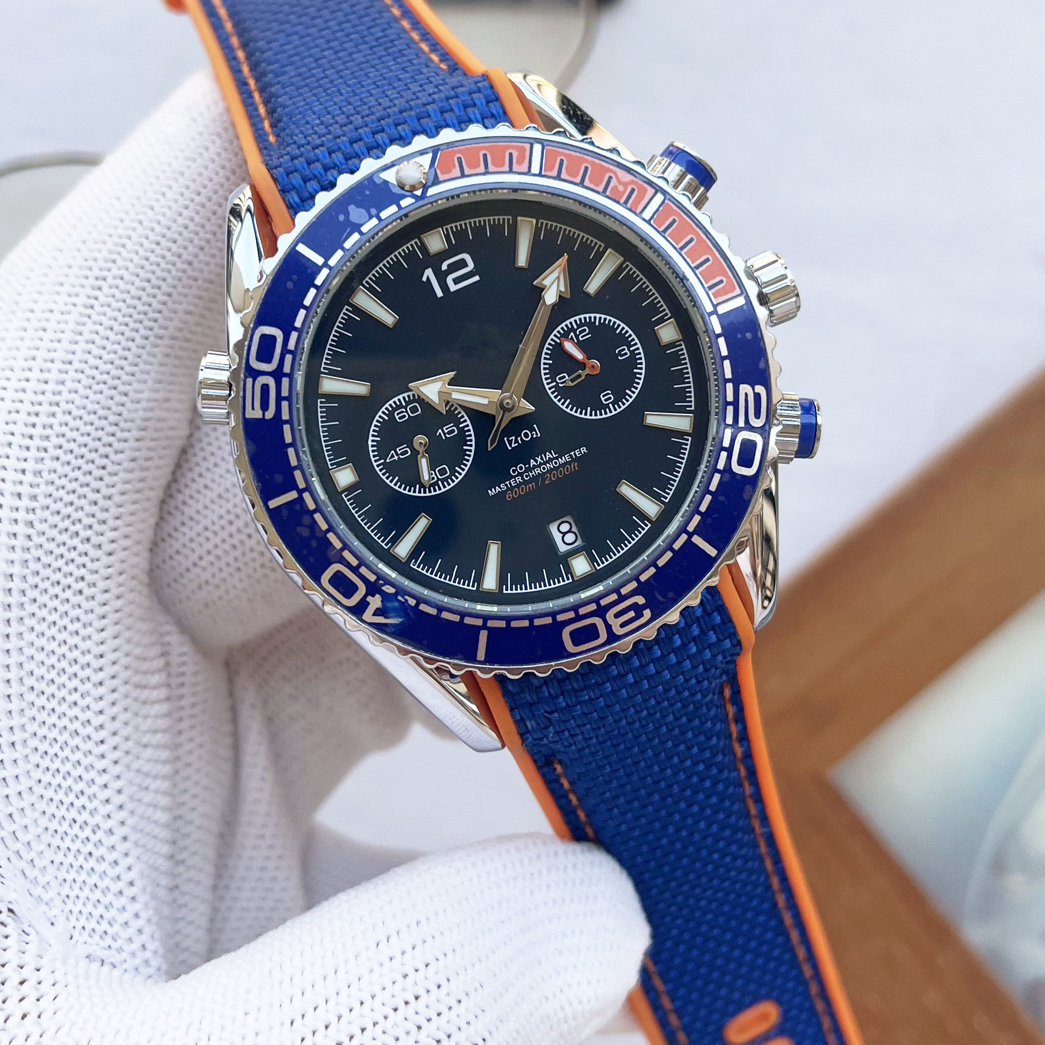 2022 nouvelle marque de luxe mode loisirs sport N montre pour hommes chronométrage montre à Quartz Relojes Hombre