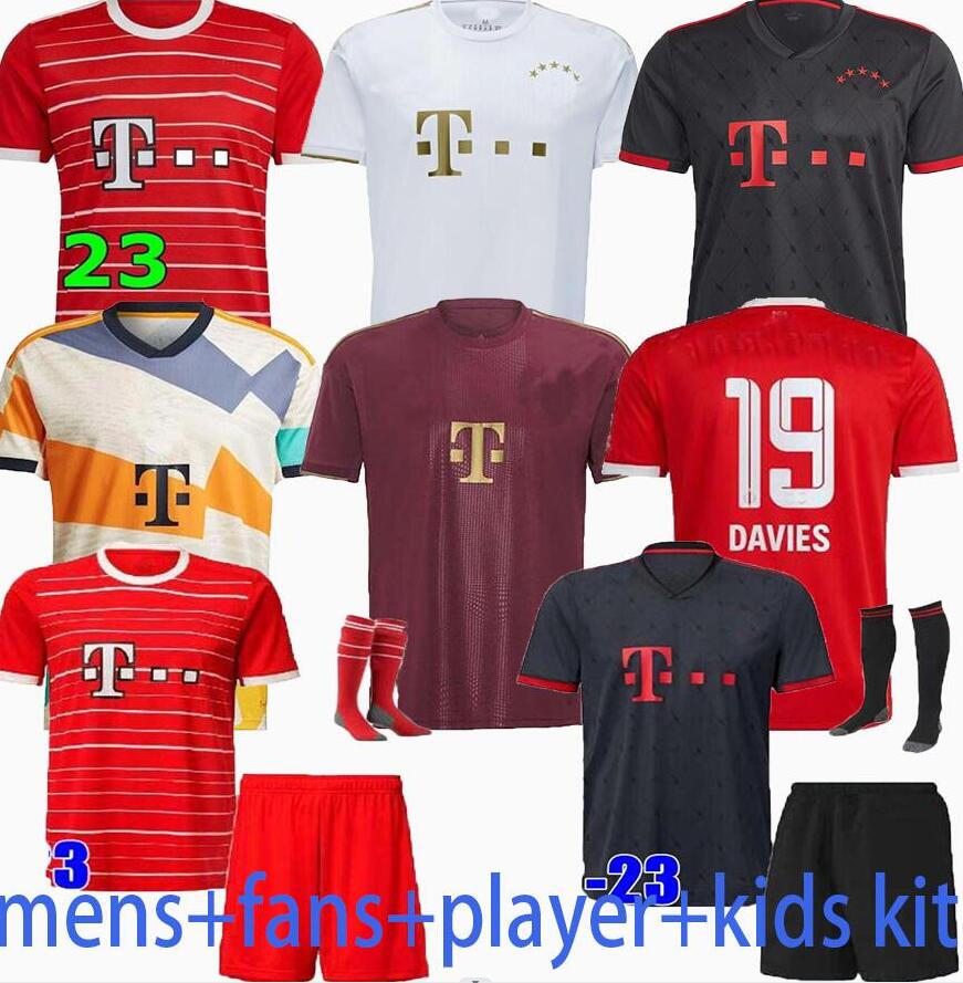

MANE 22 23 Bayern Munich soccer jersey 50-year anniversary DE LIGT SANE 2022 2023 football shirt Olympiastadion Olympics GNABRY MULLER men kids kits KIMMICH fans 50th, Aldult oktoberfest