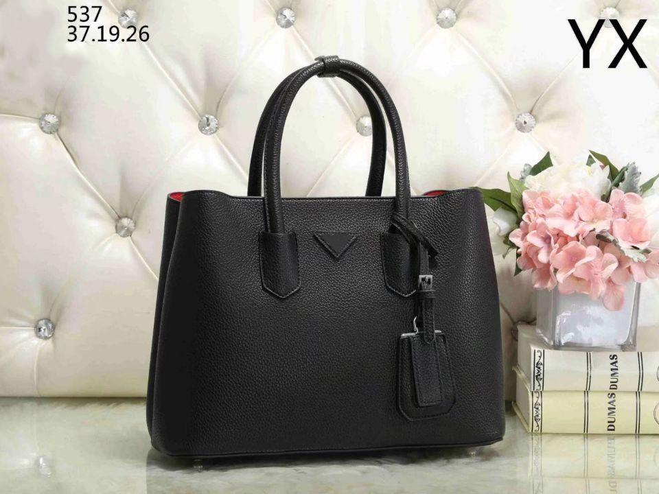 

Handbgs Women Leather Shoulder Bags Luxury Designer Handbag Purse Womens Messenger Bags, Prad--6