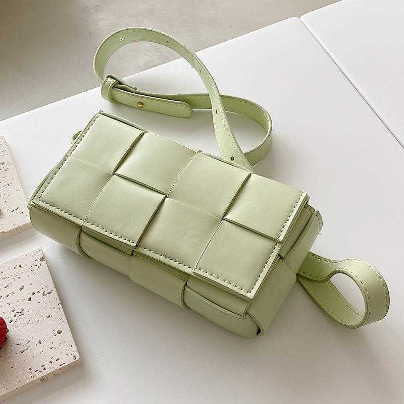 

Handbags Designer Bottess Ladies Venetas small women's versatile 2022 new fashion net red woven cross chest waist have a logo, Coffee