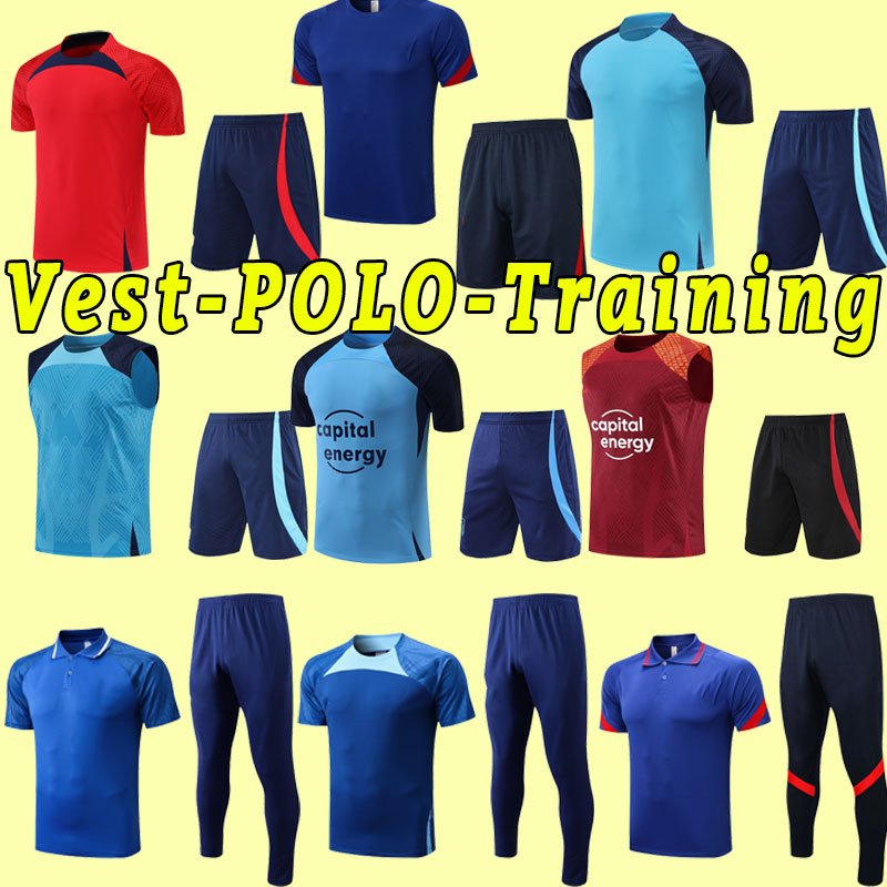 

POLO Vest soccer jerseys 22 23 JOAO FELIX 2022 2023 M. LLORENTE Correa camiseta football shirts GRIEZMANN R. DE PAUL Cunha CARRASCO Atletico MadridS pants training, Asa shown