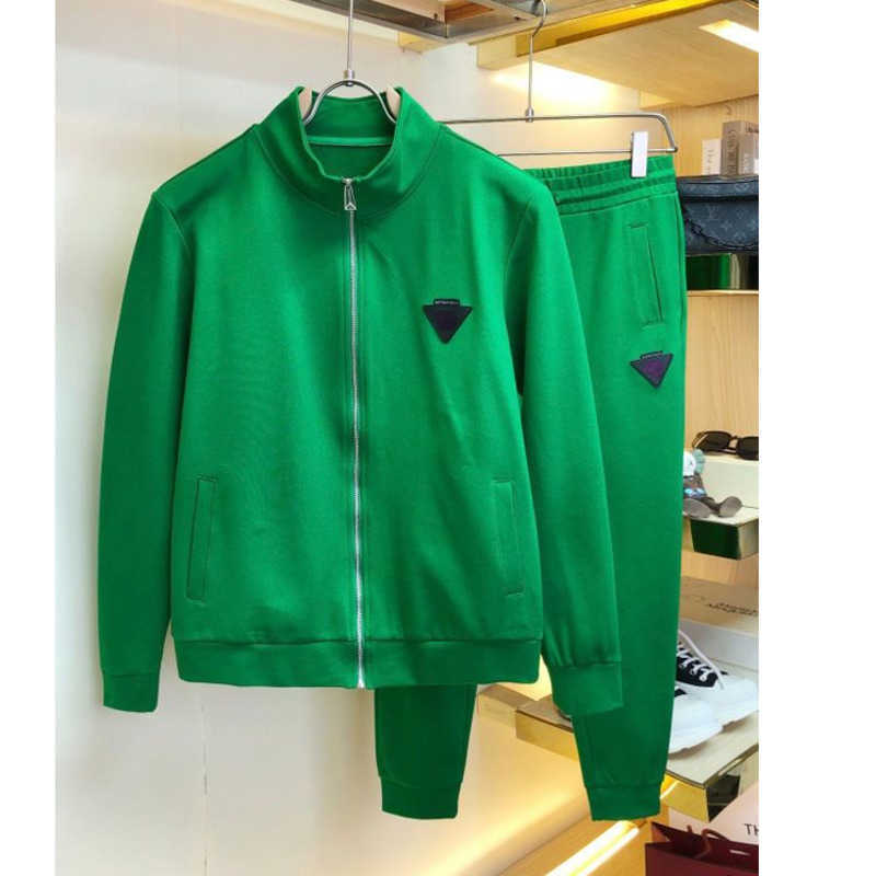 

Luxury Bv mens tracksuit designer jacket pants two-piece hoodie sweaterpants embroidery sports suit men women casual clothes, Black