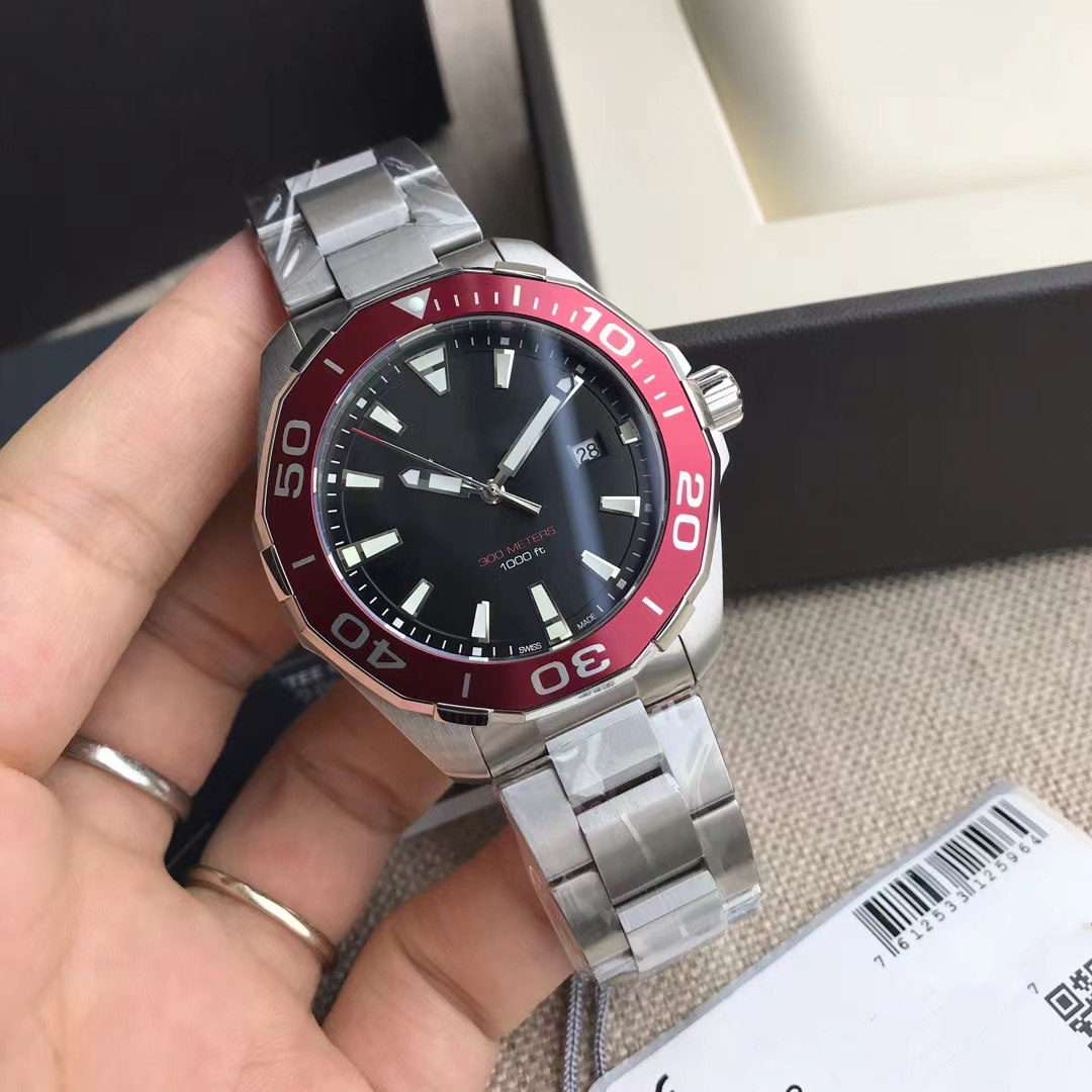 

Casual watch Swiss Ronda quartz movement size 43 MM Pure steel quality Sapphire crystal glass Super luminescent waterproof WAY101, Sequence code customization