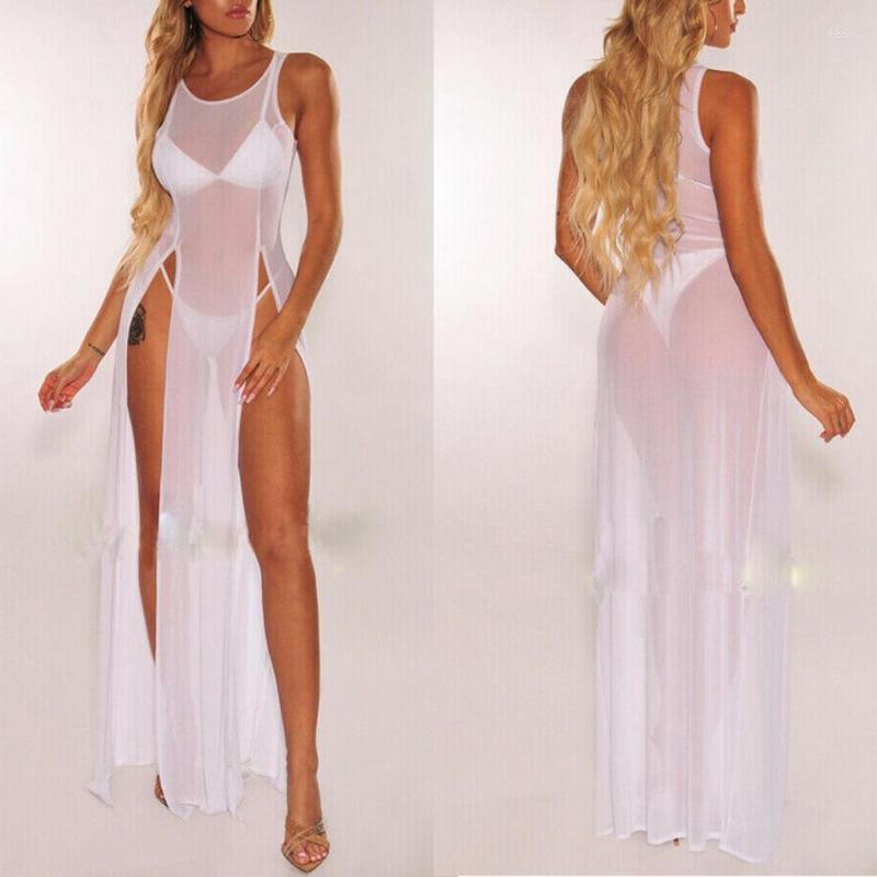 

Women's Swimwear Women's Cover Up Pullover Bikini Summer See-through Soft Beach UpWomen's, Black