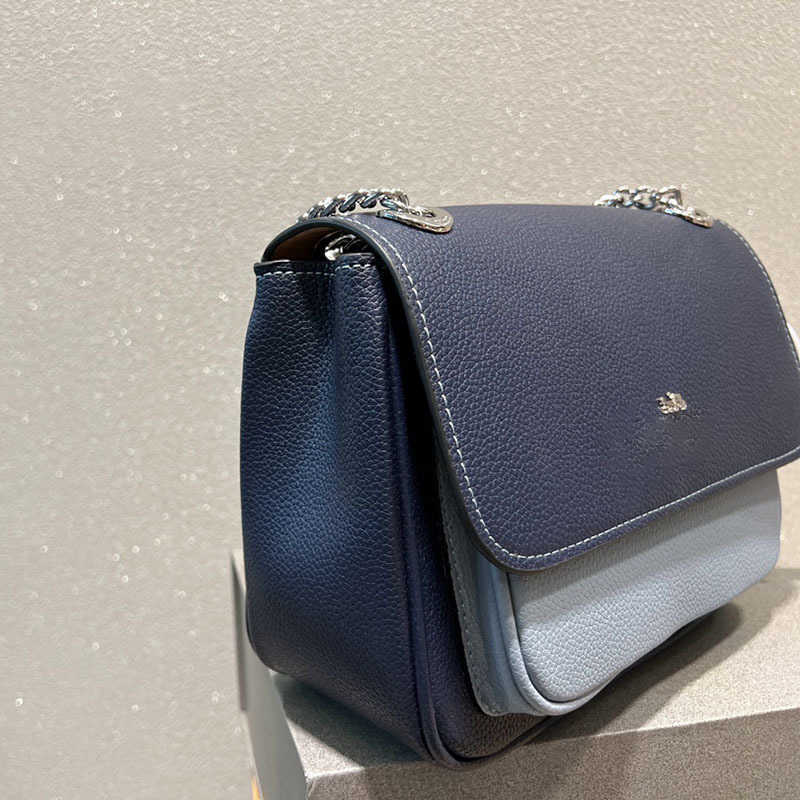 

designer bag leather chain bag womens handbag luxurys shopping messenger shoulder bags Women Crossbody Purses Handbags 221027, Cobag blue