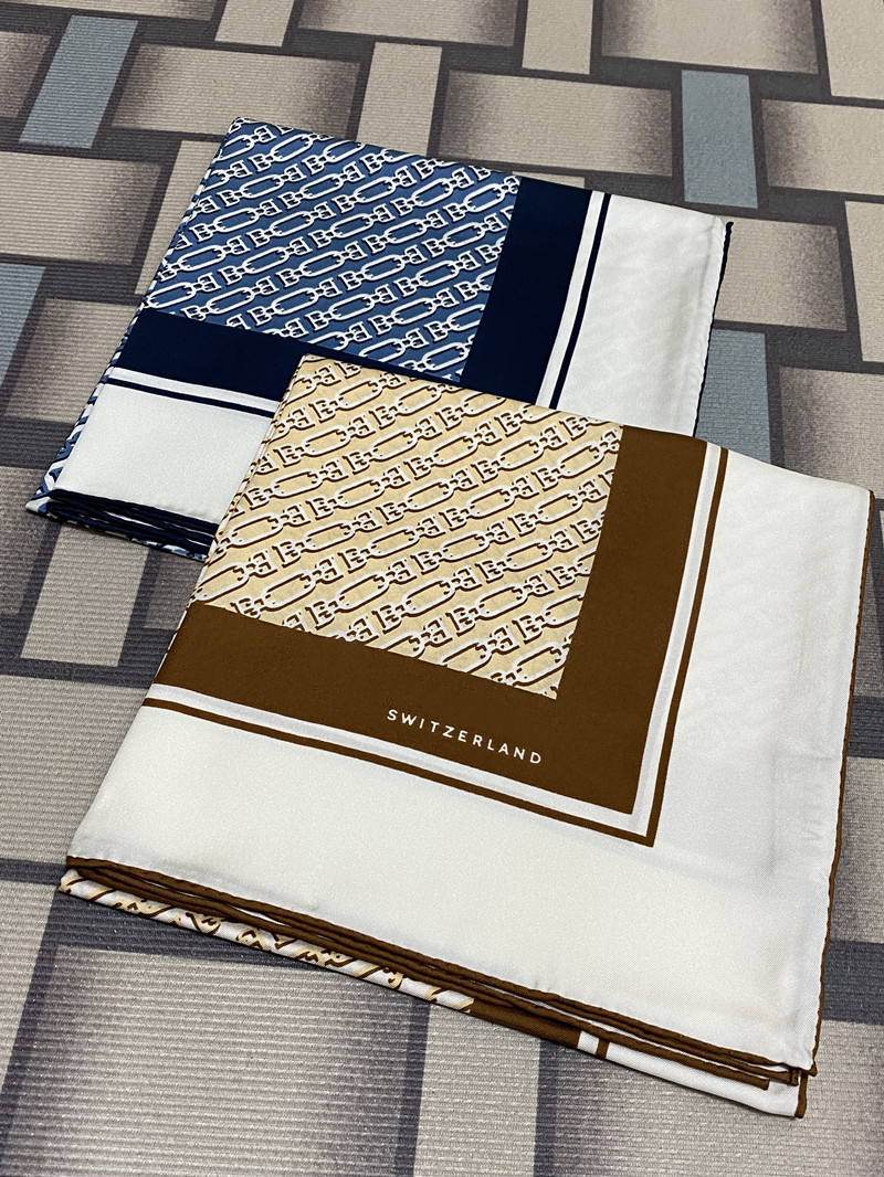 

Women's square scarf 100% silk material print letters pattern beautiful scarves shawl size 90cm -90cm