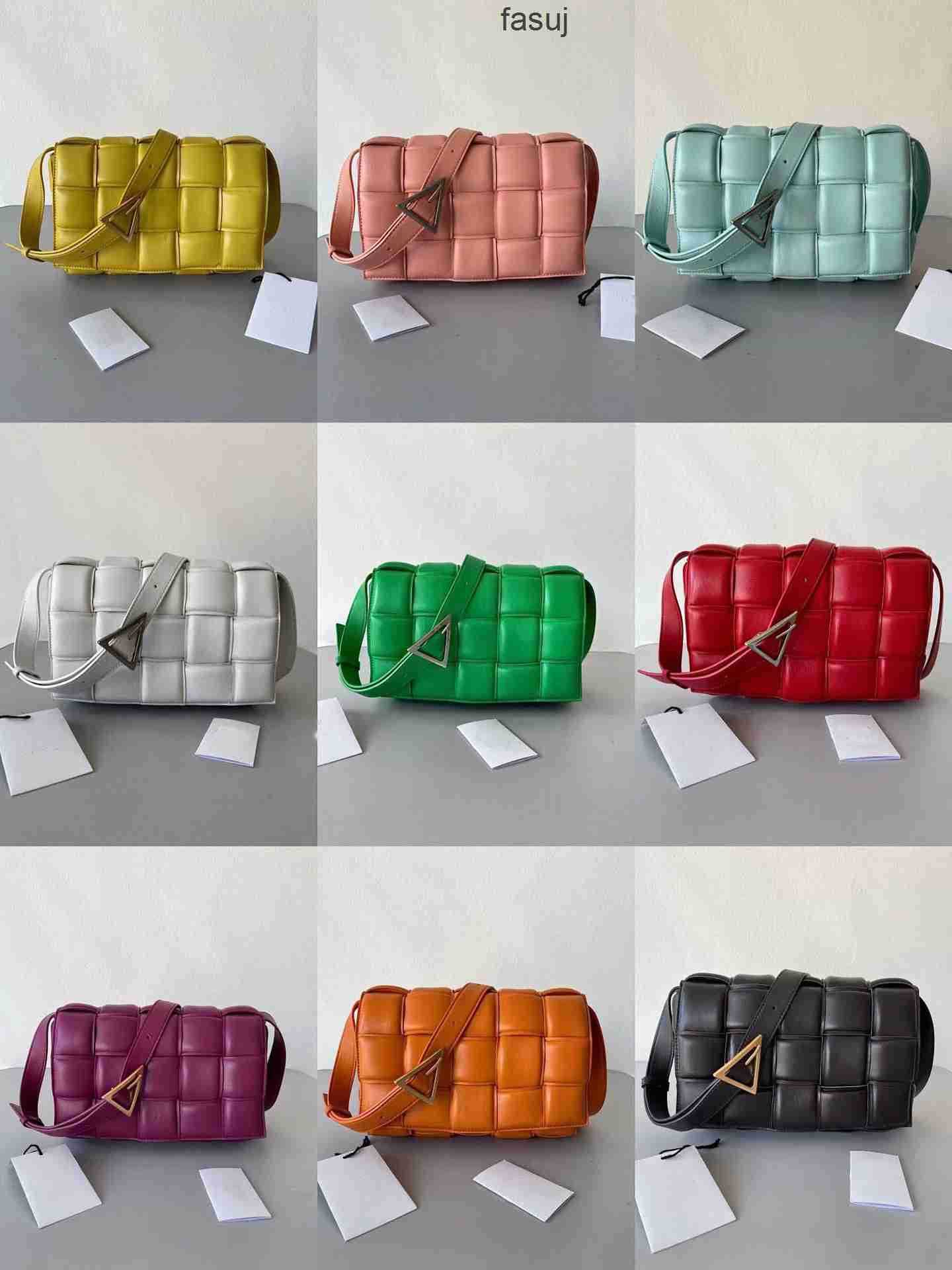 

Fashion Ladies Bottess bags Venetas Original woven large lattice baodiejia same pillow tofu versatile One Shoulder Messenger casual women's, Yellow