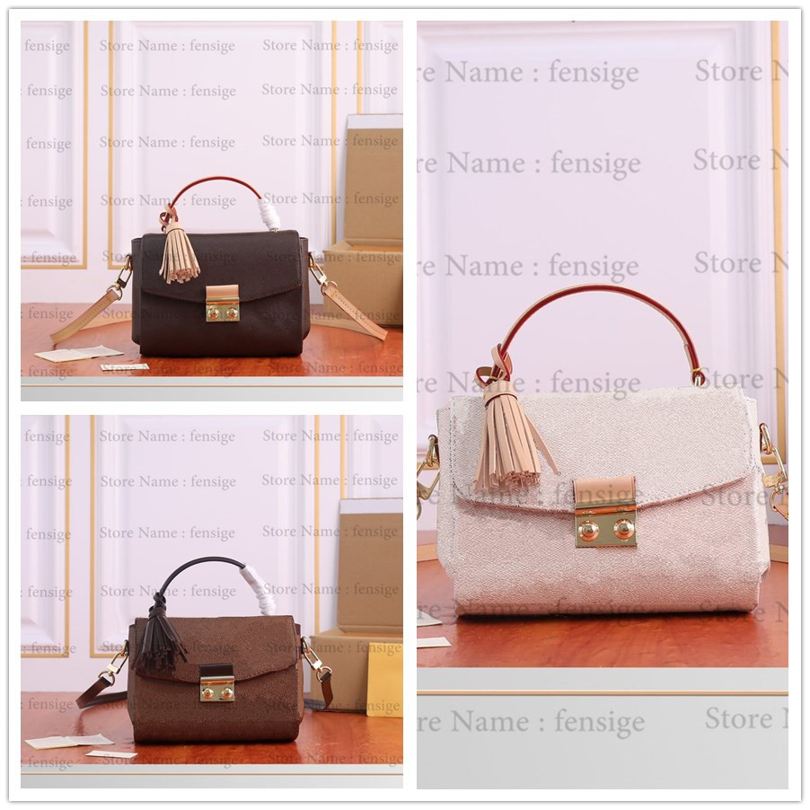 

Mini Croisette Crossbody Bag Womens Retros Shoulder Luxurious Leather Handbags Designer Purses N41581, #1