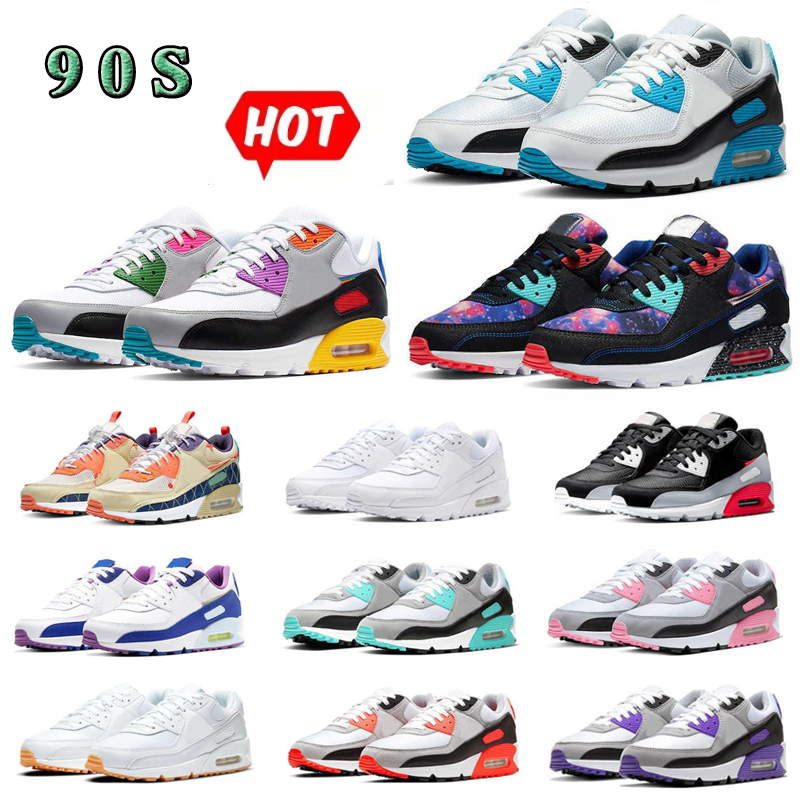 

Designer running shoes 90 90s mens trainers women sneakers Personality Recraft Triple White Black Metallic Orange Camo Green, #8 features trail vibes