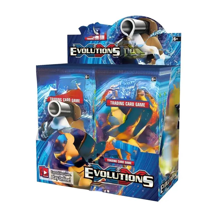 

324 pcs Cards TCG XY Evolutions Booster Display Box 36 Packs Game Kids Collection Toys Gift Paper284s