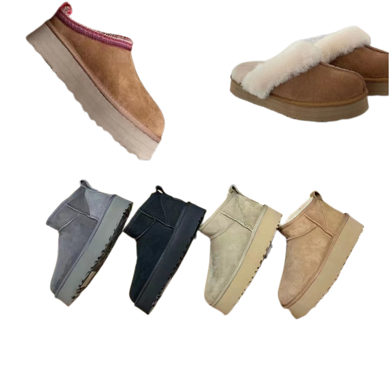 

Koop Wollen Dames Medium Snow Boots Winter Shoes Women Men Tazz Ultra Mini Luxury Chelsea Lady Platform Echt Leer Vrouw Snowboots Bont Vrouwen Winter Laarzen, Color06