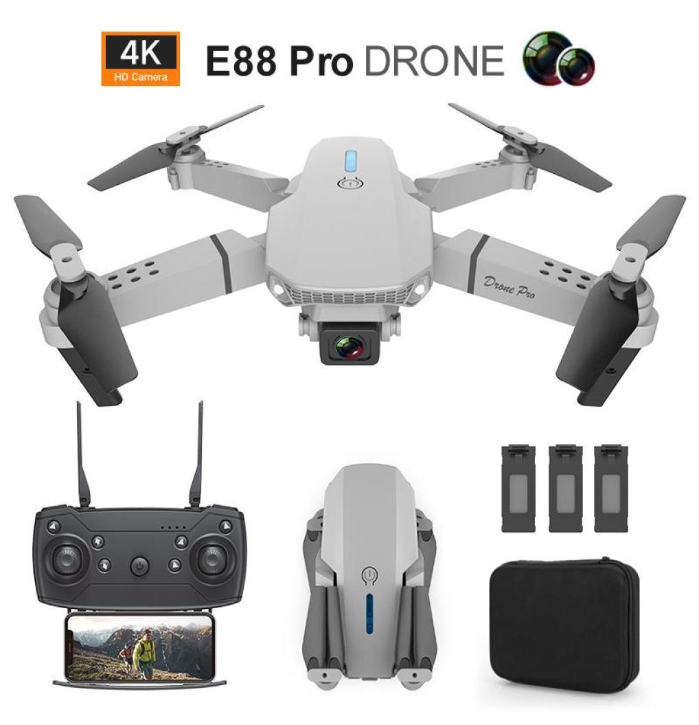

E88 Pro Drone With Wide Angle HD 4K 1080P Dual Camera Height Hold Wifi RC Foldable Quadcopter Dron Gift Toy7291259
